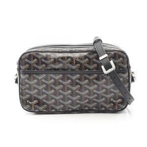 Goyard Cap Vert PM Shoulder Bag in Coated Canvas and Leather, Women's, Black/...